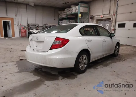 2012 Honda Civic Lx from USA, damaged, VIN 19XFB2F54CE312949